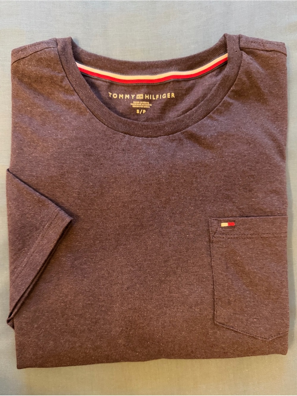 Tommy Hilfiger Men's Pocket T-Shirt - Blue colour